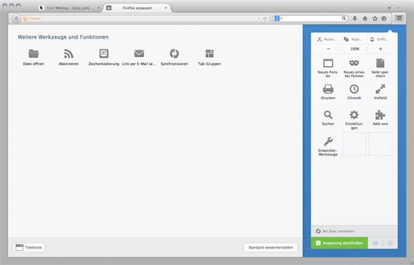 Firefox Australis beta 2